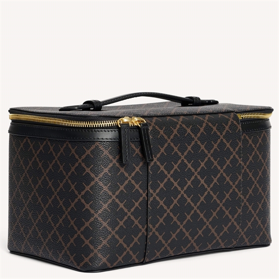 By Malene Birger Bae Beauty Cosmetic Case, Dark Chocolate